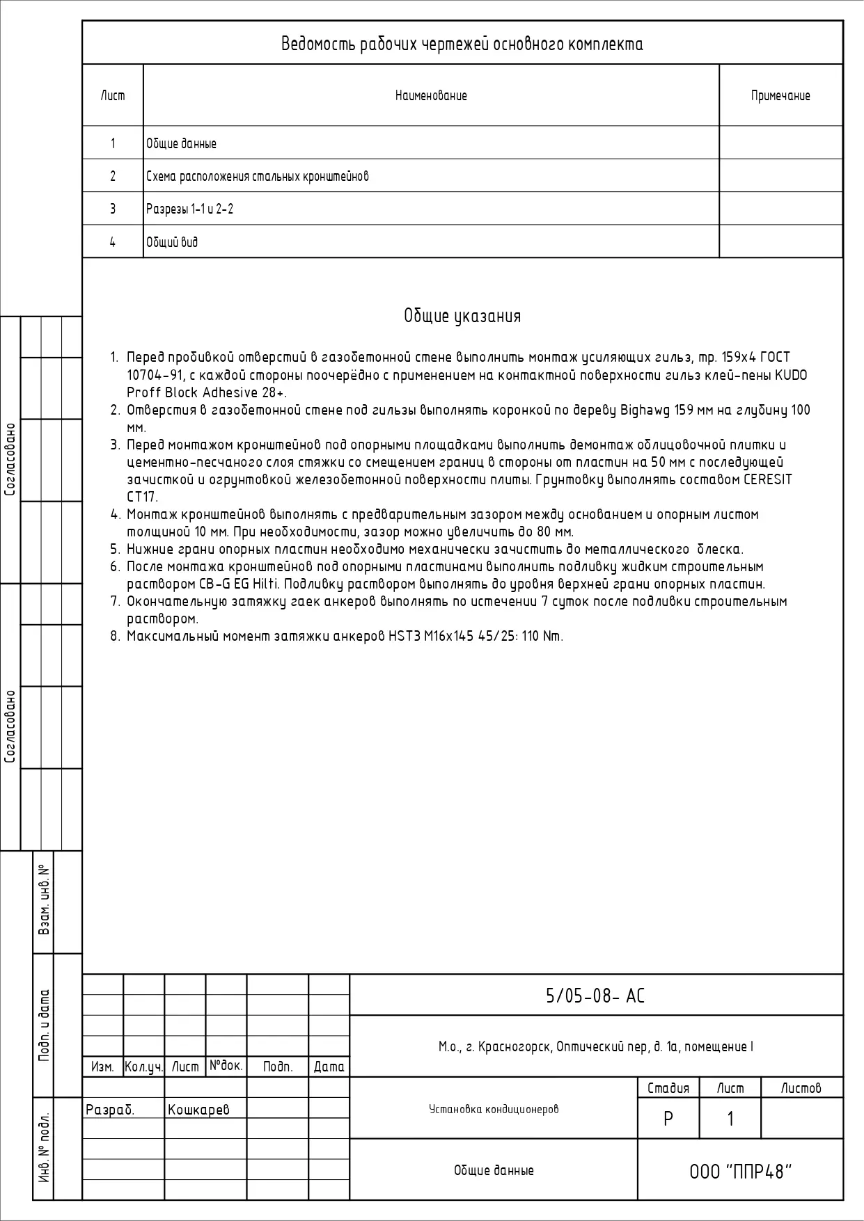 Пример разработки проекта от ППР48