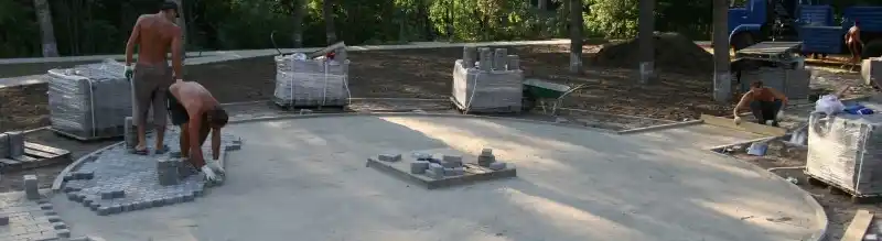 Контроль качества укладки тротуарной плитки